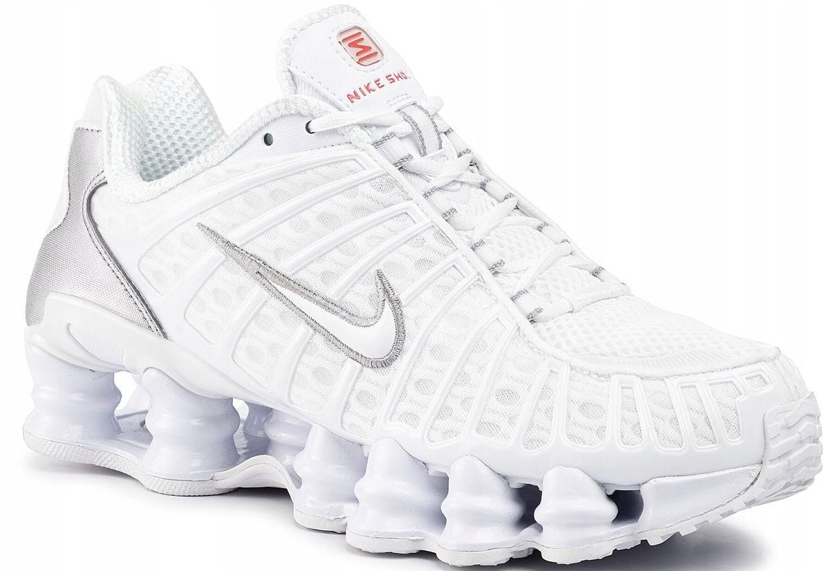 Nike Shox TL White Metallic Silver Max
