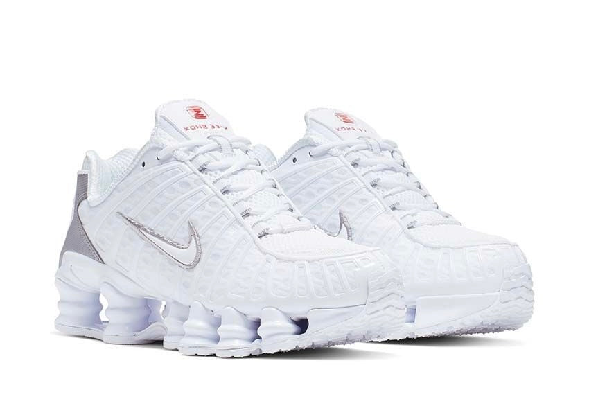 Nike Shox TL White Metallic Silver Max