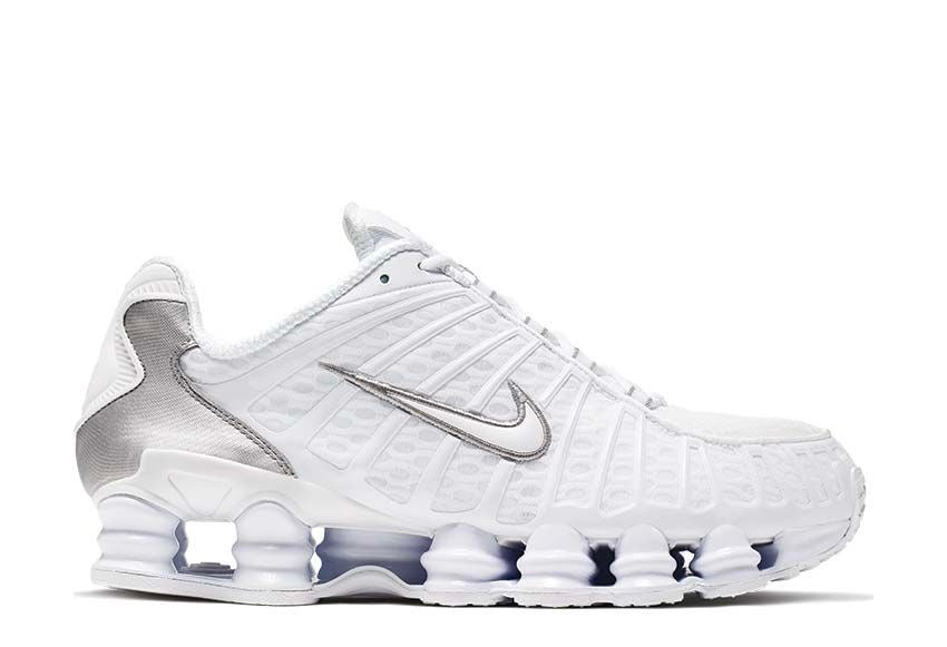 Nike Shox TL White Metallic Silver Max