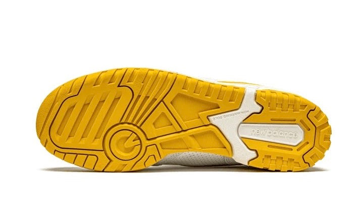 New Balance 550 Sea Salt Varsity Gold