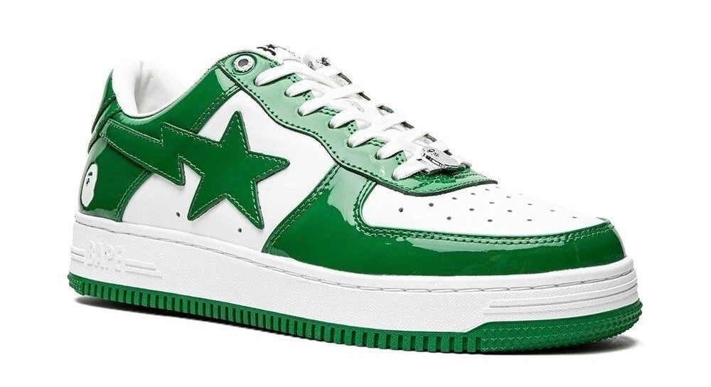 A Bathing Ape Bape Sta Low Green