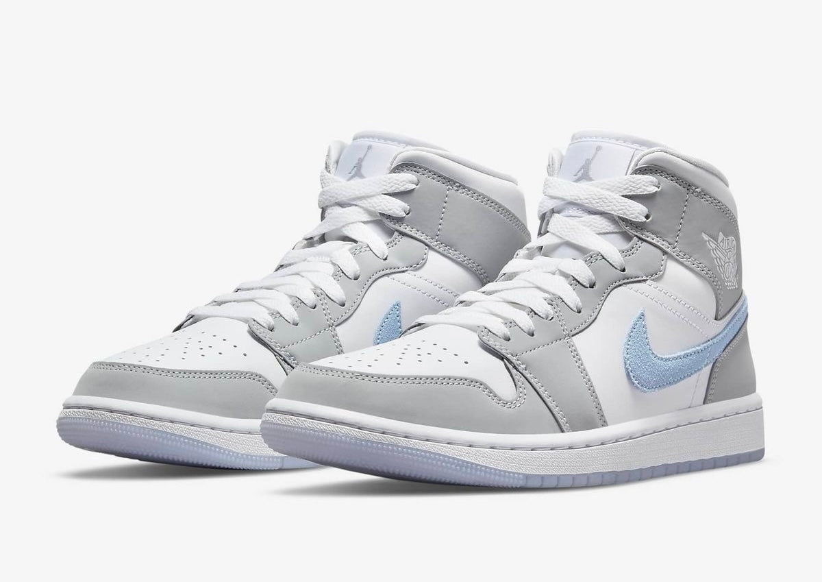 JORDAN 1 MID WOLF GREY