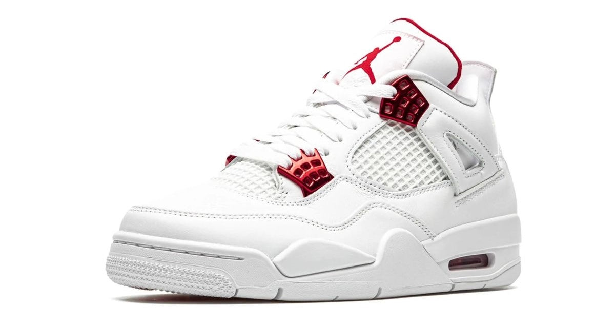 AIR JORDAN RETRO 4 METALLIC RED