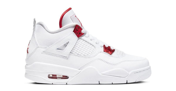 retro 4 red metallic