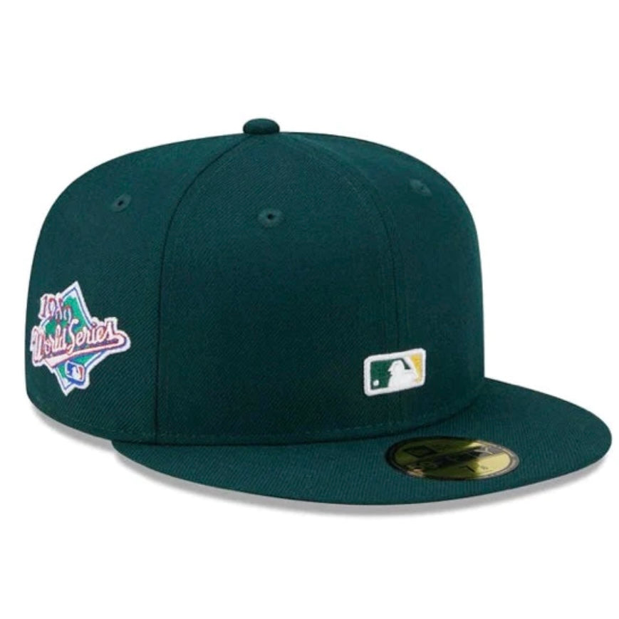 Oakland Athletics 59FIFTY MLB Reverse Logo Green Cap